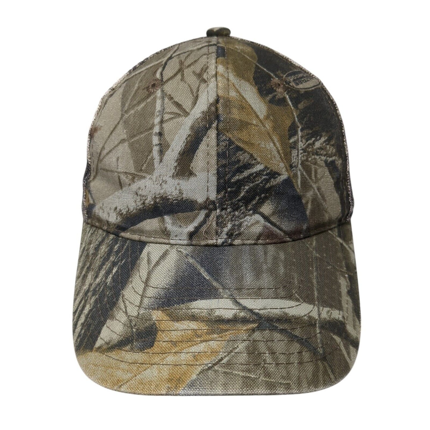 Port Authority Strapback Trucker Hat Camouflage OS Adjustable Mesh Back Blank