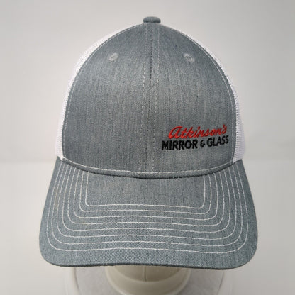 Atkinson's Mirror & Glass Snapback Trucker Hat Gray One Size Outdoor Cap