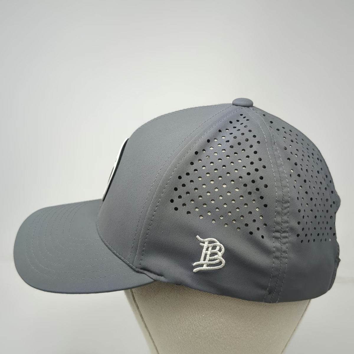 Branded Bills Baseball Cap Gray One Size Staccato 2011 Rubber Logo Slideback Hat