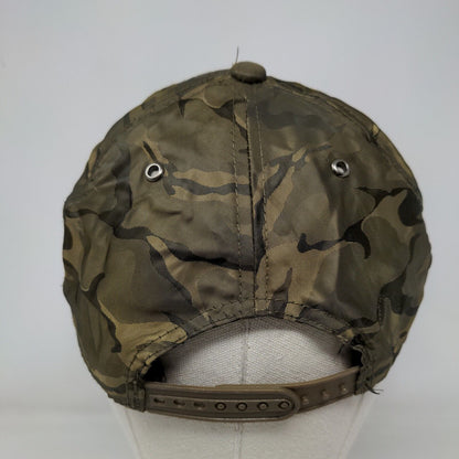 Skull Snapback Hat Camouflage One Size Adjustable Embroidered Ace Cap Inc.