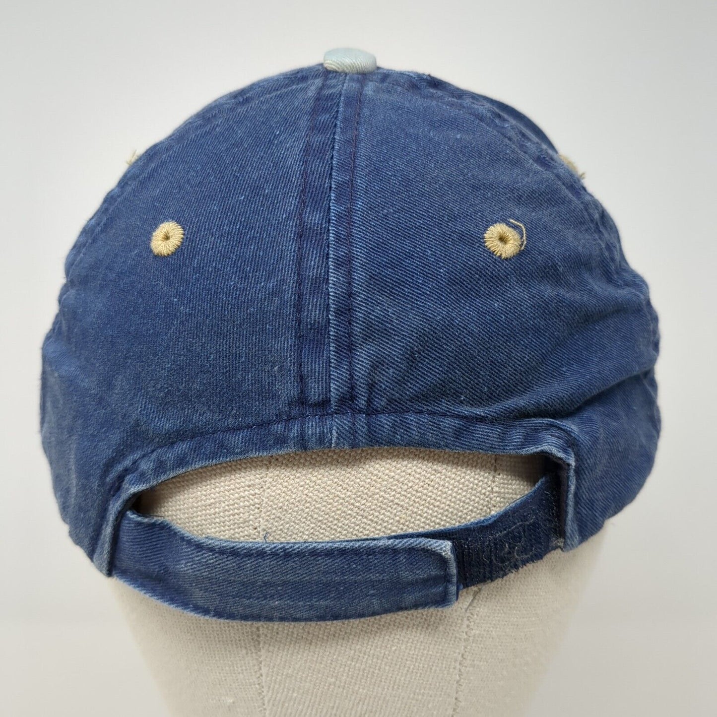 Smirnoff Strapback Hat Blue One Size Adjustable Embroidered Colorblock