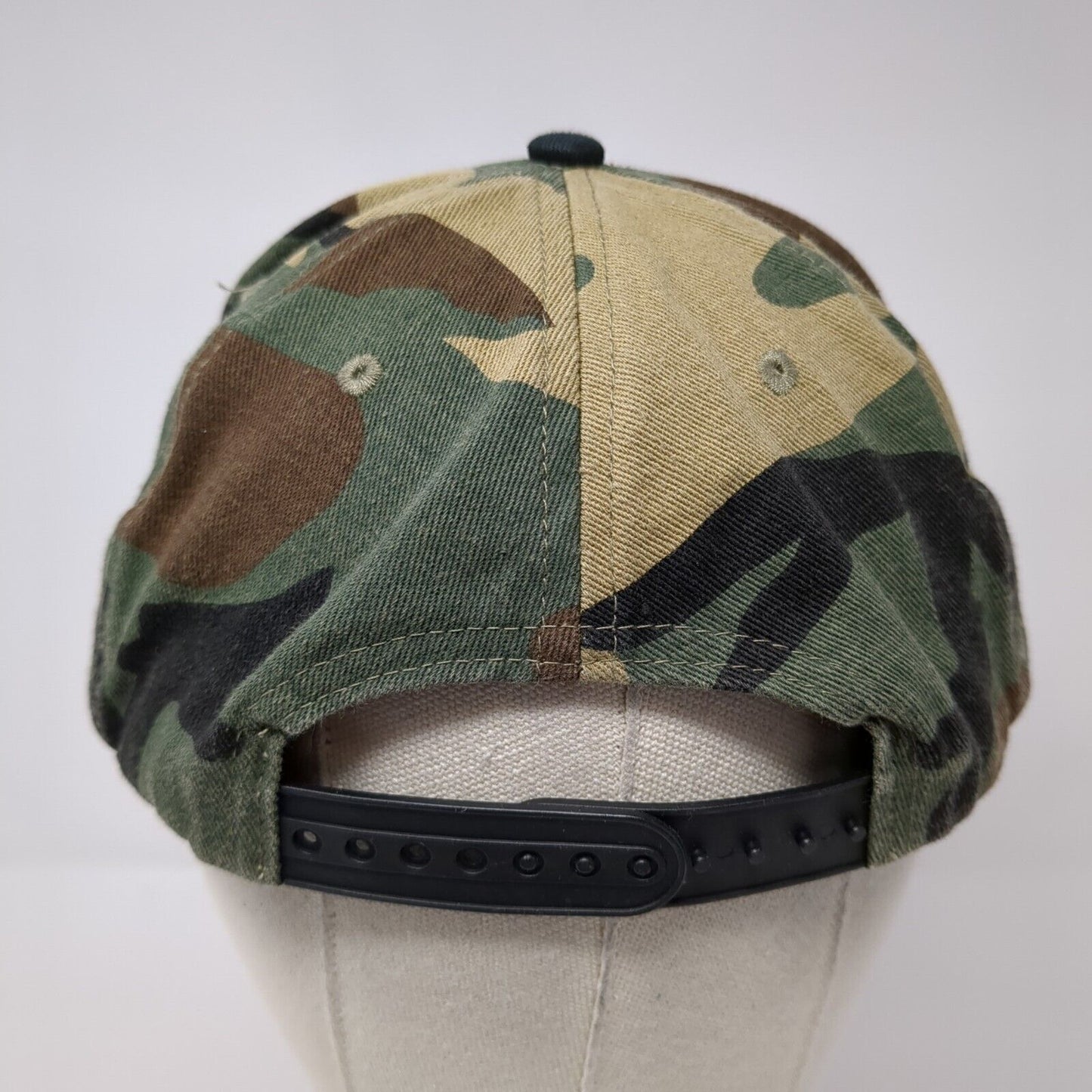 Jack & Winn Patch Snapback Hat Camouflage OSFA Adjustable 6 Panel