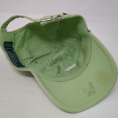 Legacy Baseball Cap Green One Size Floral Letter D Slideback Cotton Hat
