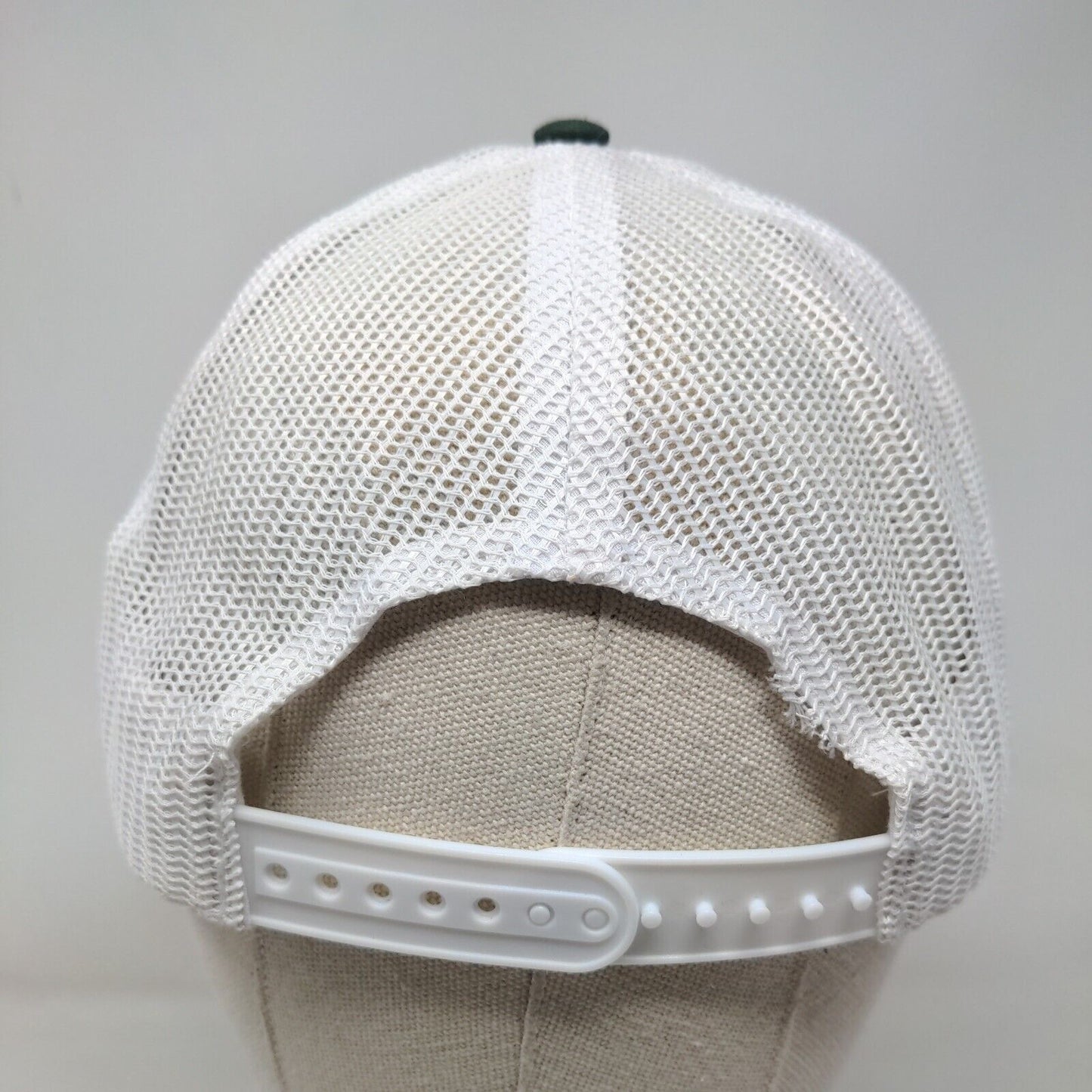 OLAA Orlando Longwood Auto Auction Snapback Trucker Hat Green One Size Mesh Back