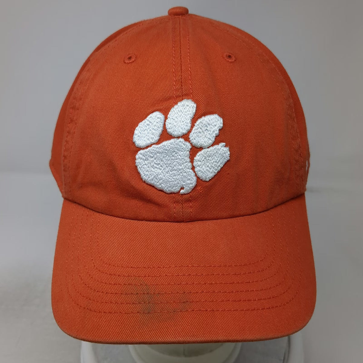 Clemson Tigers NCAA '47 Baseball Cap Orange XL Fitted Paw Logo Embroidery Hat