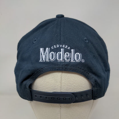 Cerveza Modelo Fighting Spirit NYC Hibiscus Snapback Hat Blue One Size