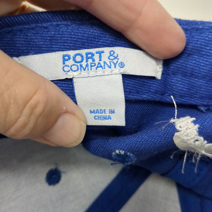 Port & Company Baseball Cap Blue One Size SA-TECH 30th Anniversary Slideback Hat