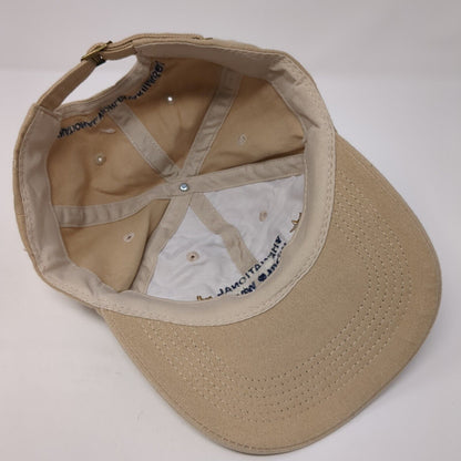 The National World War II Museum Slideback Hat Tan OS Adjustable Embroidered