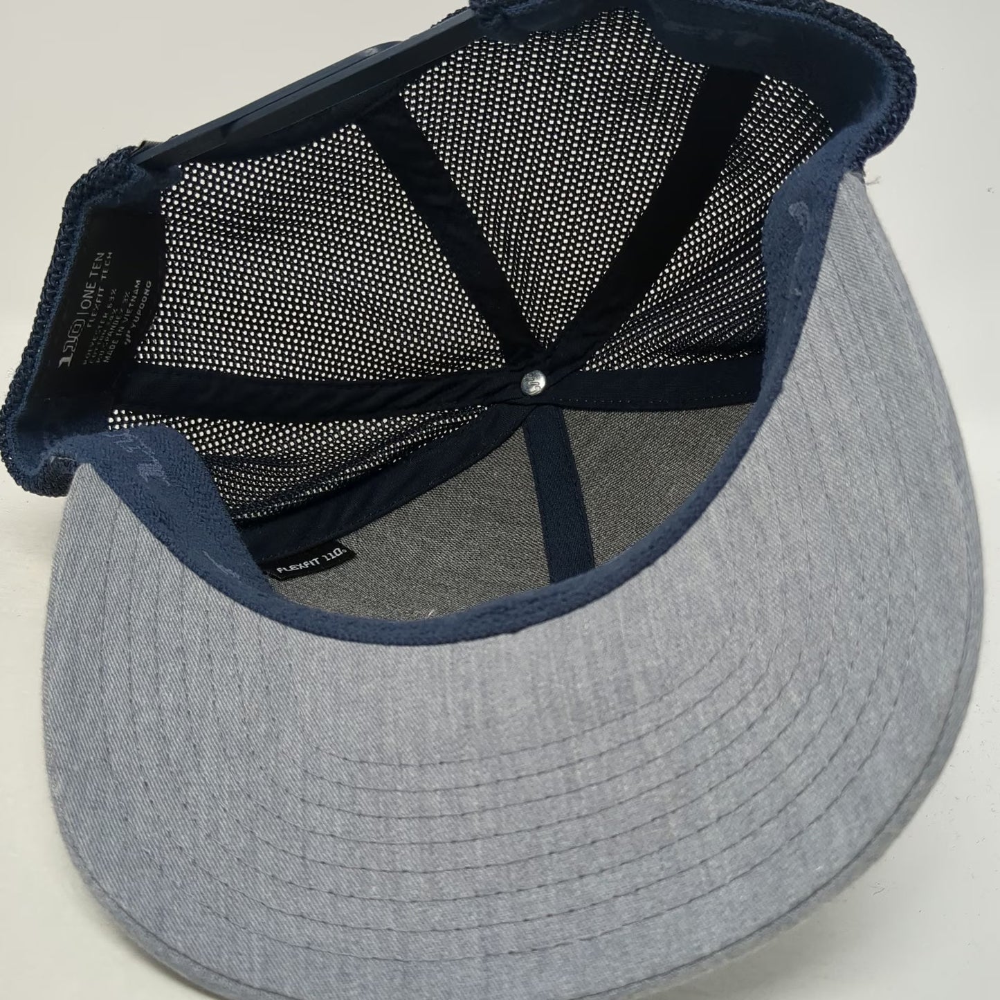 Yupoong Bushwood CC Golf Tournament Champion Trucker Hat Gray One Size Mesh Back