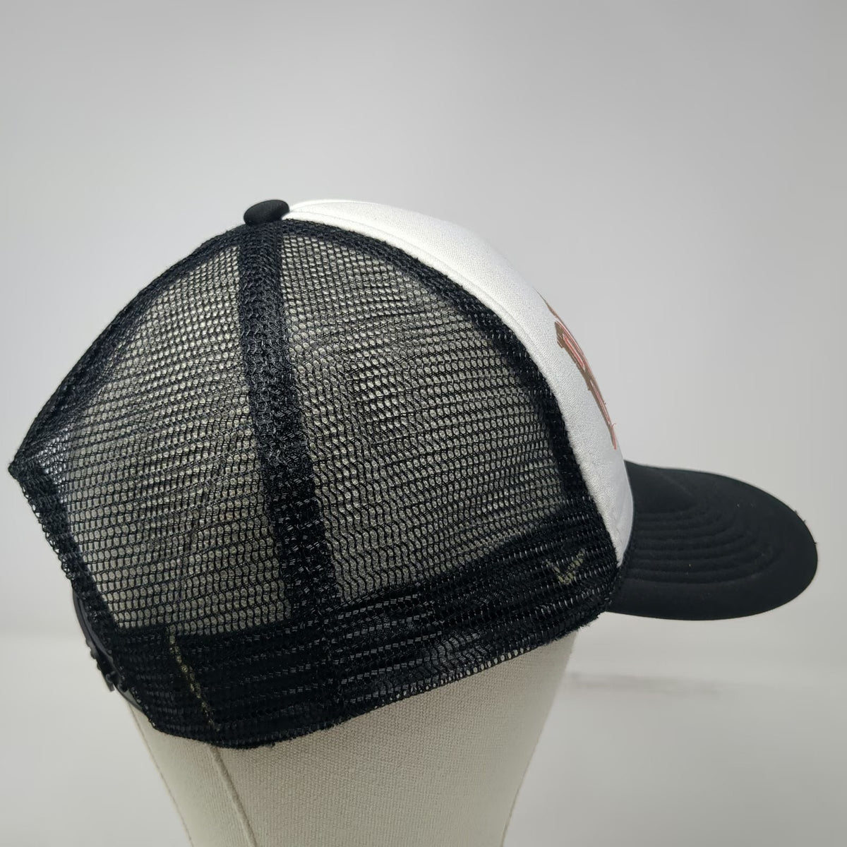Otto Trucker Hat Black OSFM Rustler India Pale Ale Beer IPA Mesh Back Western