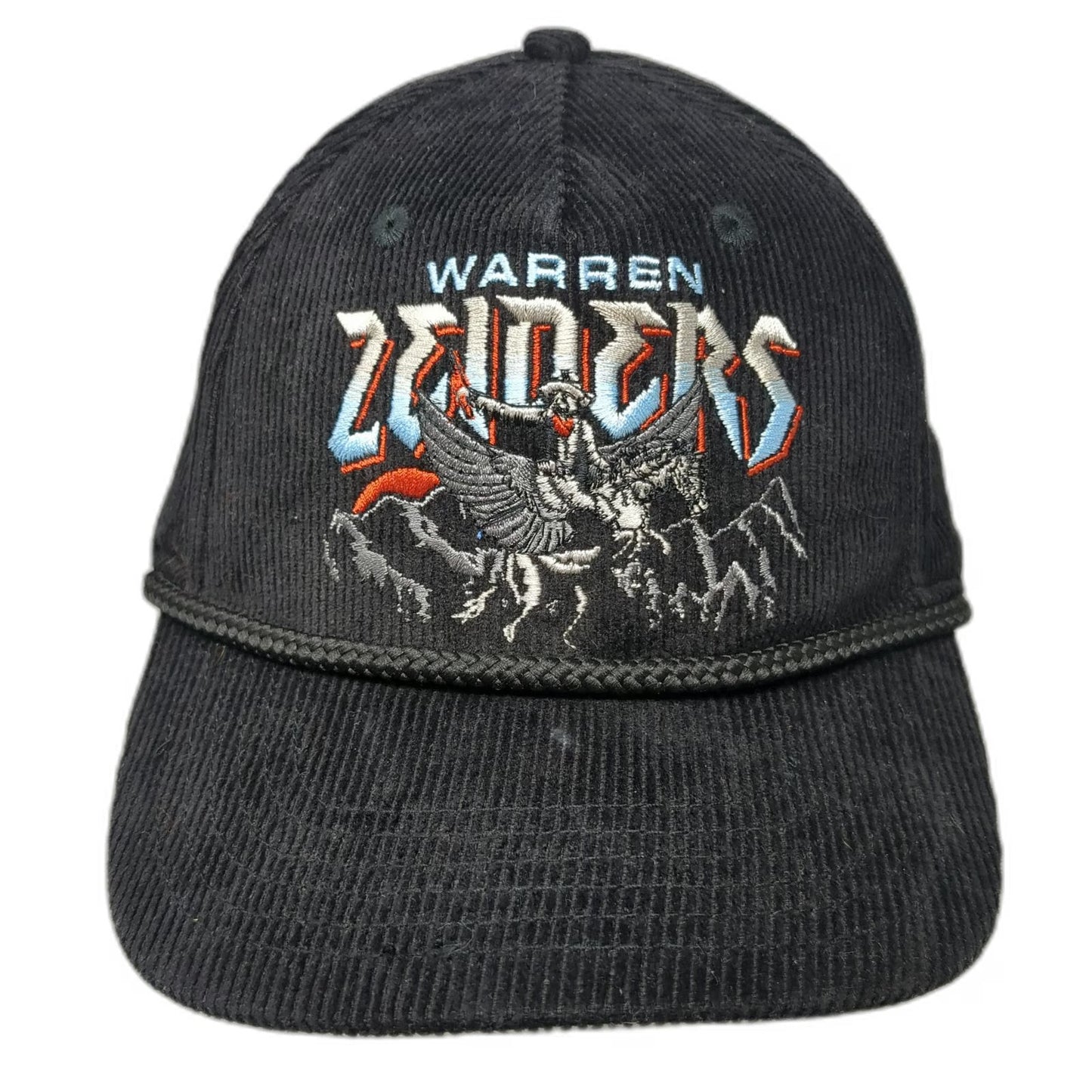 Richards & Southern Warren Zeiders 5 Panel Hat Black One Size Corduroy Rope