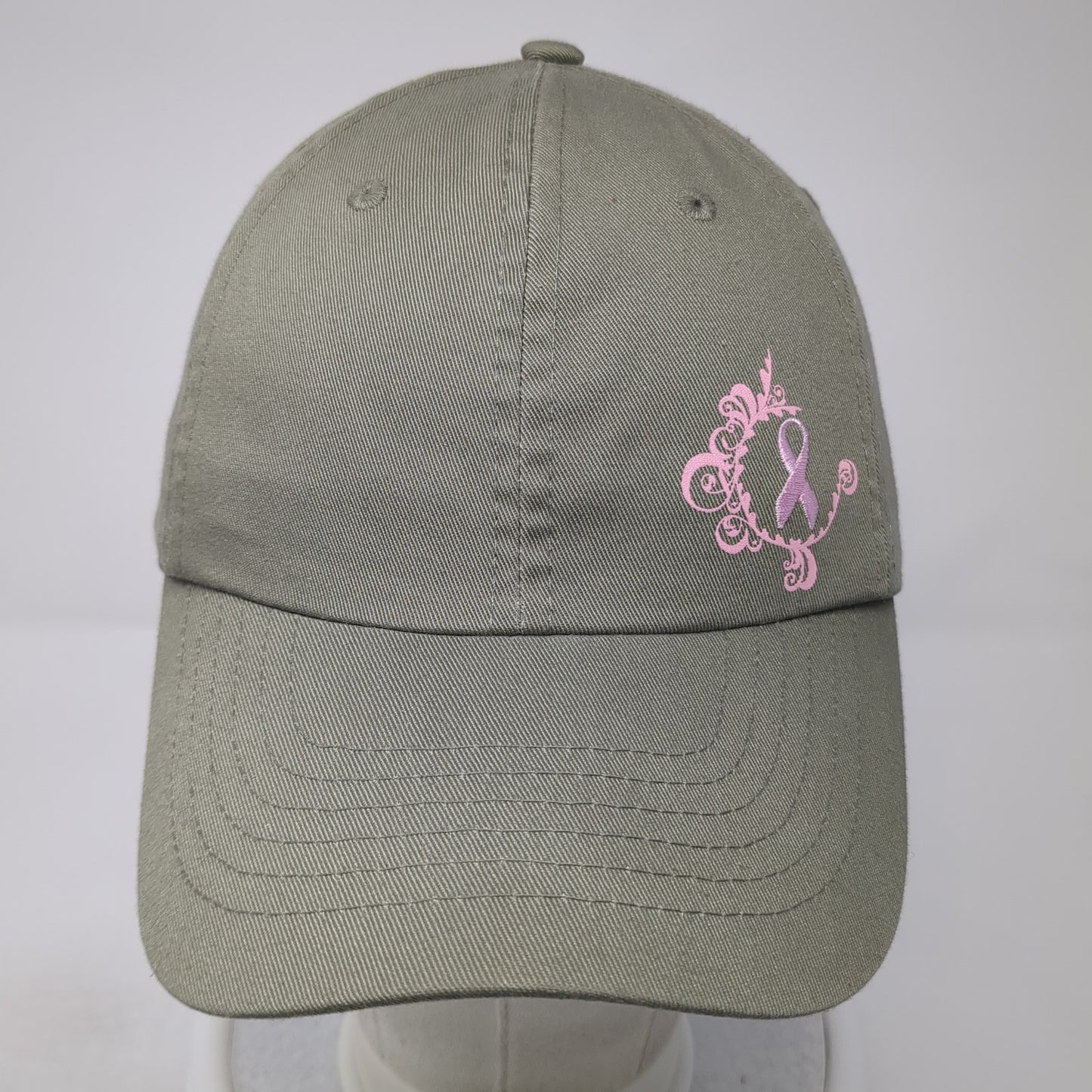 The Breast Cancer Site Baseball Cap Green One Size Adjustable Vented Holes
