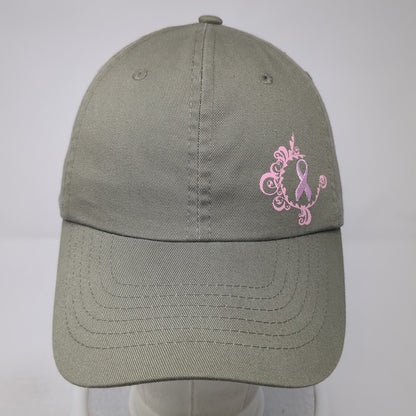 The Breast Cancer Site Baseball Cap Green One Size Adjustable Vented Holes