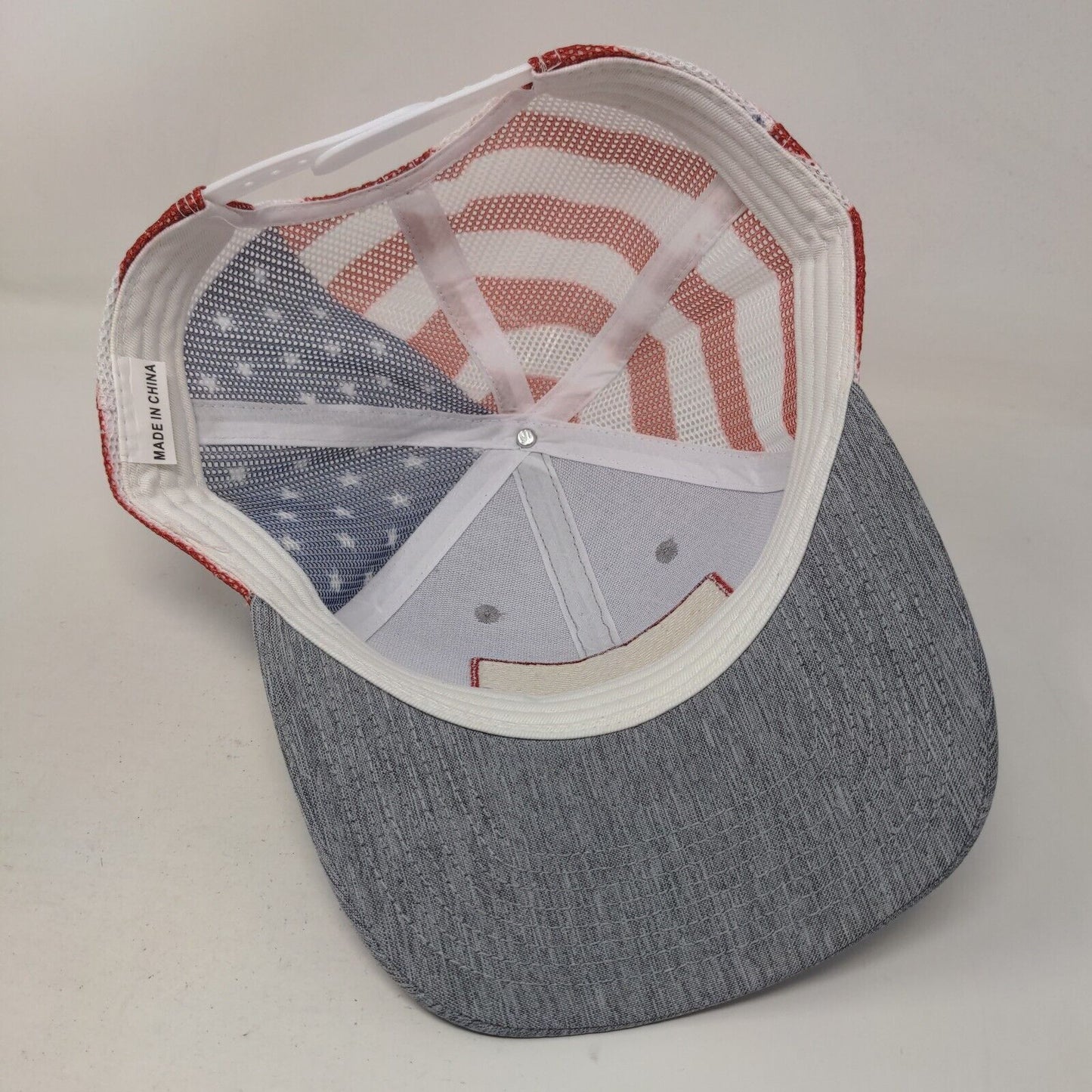 Arlington Toyota Snapback Mesh Back Trucker Hat Multi One Size American Flag