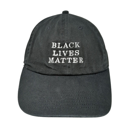 Black Lives Matter Slideback Hat Black One Size Embroidered Newhattan