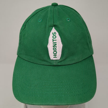 Hornitos Slideback Baseball Cap Green One Size Adjustable Embroidered Cotton