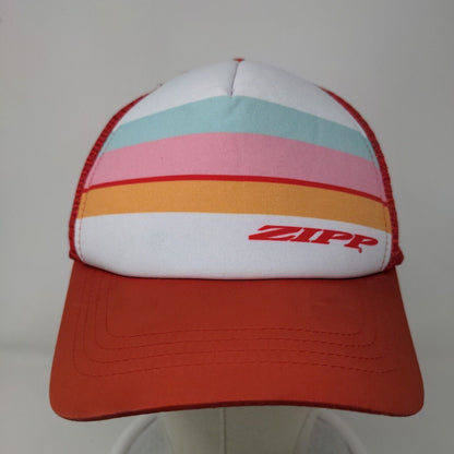Boco Gear Men's Snapback Mesh Back Hat Zipp Graphic Logo Striped