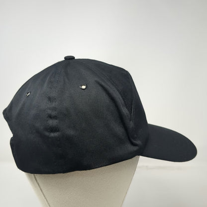 Fashion Cap Snapback Hat Black One Size 5 Panel Purple Pink Graphic Flat Brim