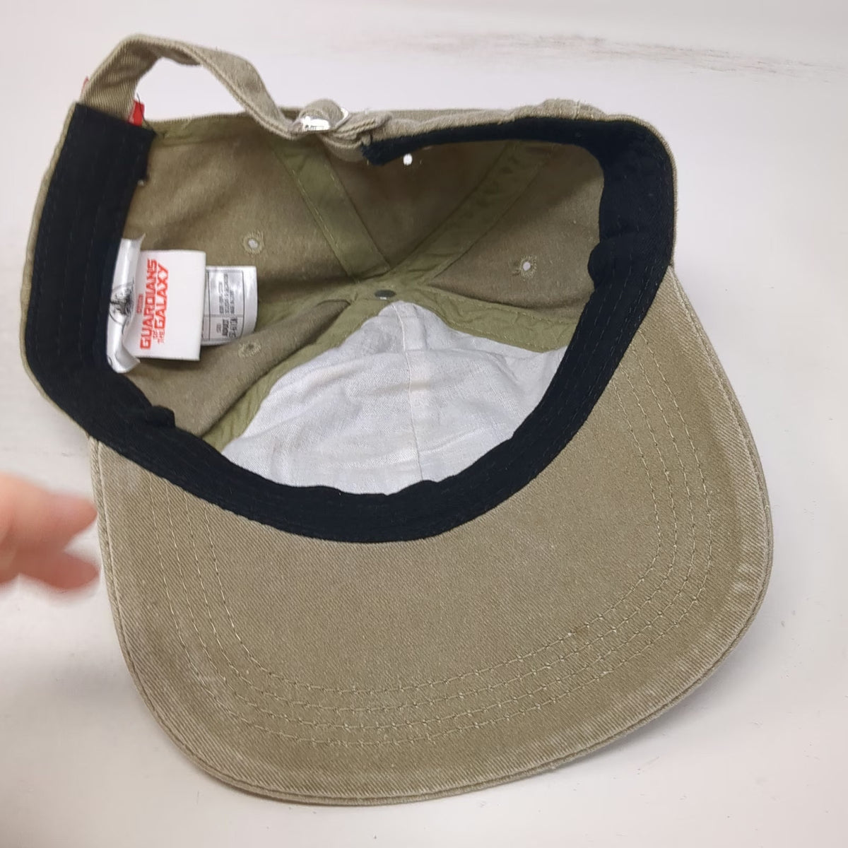 Marvel Guardians of the Galaxy Groot Beige Baseball Cap One Size Strapback Hat