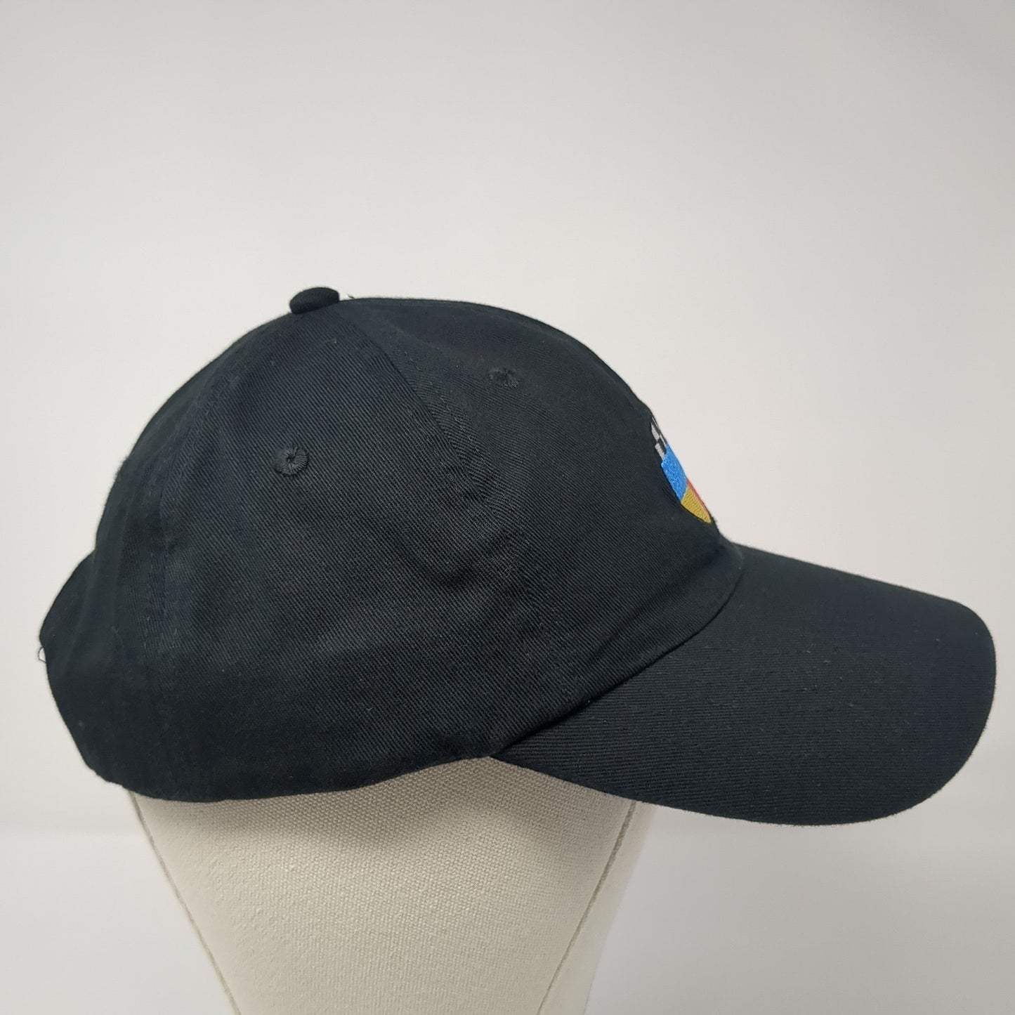 CLSC Snapback Hat Black One Size Adjustable Embroidered Logo 6 Panel