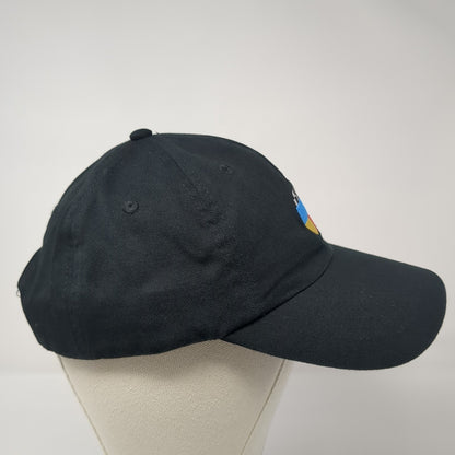 CLSC Snapback Hat Black One Size Adjustable Embroidered Logo 6 Panel