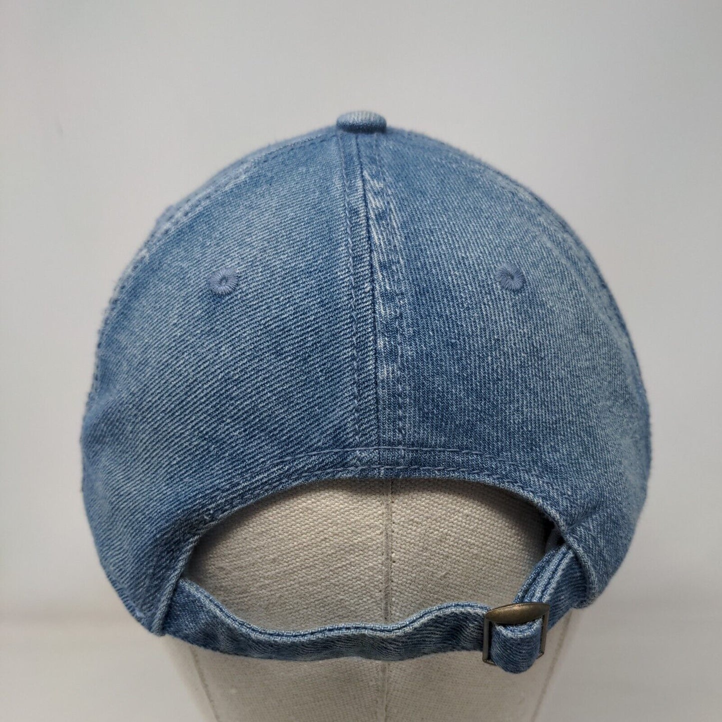 Dog Person Slideback Hat Blue OSFM Embroidered Denim Home Free