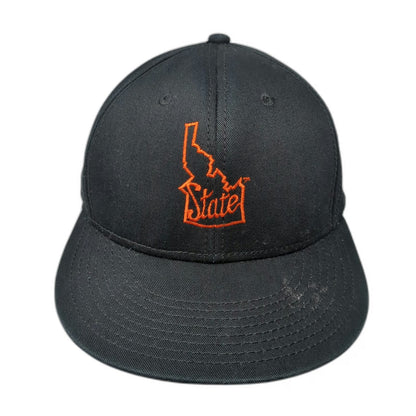Idaho State Bengals NCAA OTTO Snapback Black Youth Flat Brim Grey Underbrim Hat