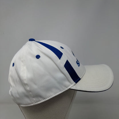 Sygma Strapback Hat White OSFM Embroidered Adjustable Macco Outdoor Cap