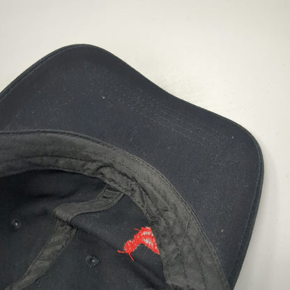 Wild Turkey Baseball Cap Black One Size Embroidered Logo Slideback Bourbon Hat