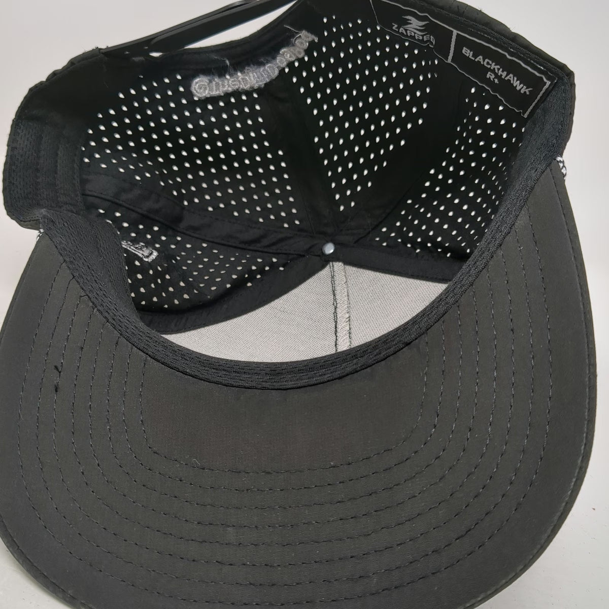 Zapped Dirt Dogs Podcast Mesh Trucker Hat Black One Size Rope Snapback Logo