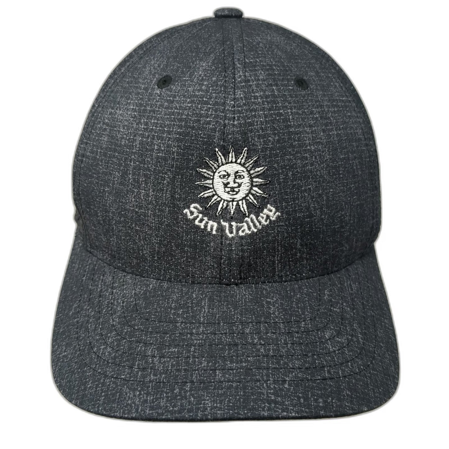 Adidas Snapback Gray Hat One Size Sun Valley Idaho Resort Golf Sun Face Logo