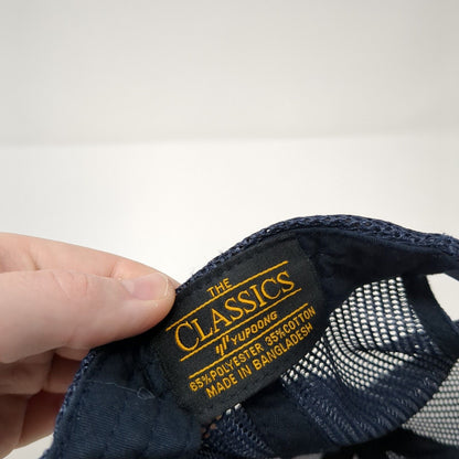 Tractor Beverage Co. Snapback Trucker Hat Blue OS Adjustable Mesh Back Yupoong