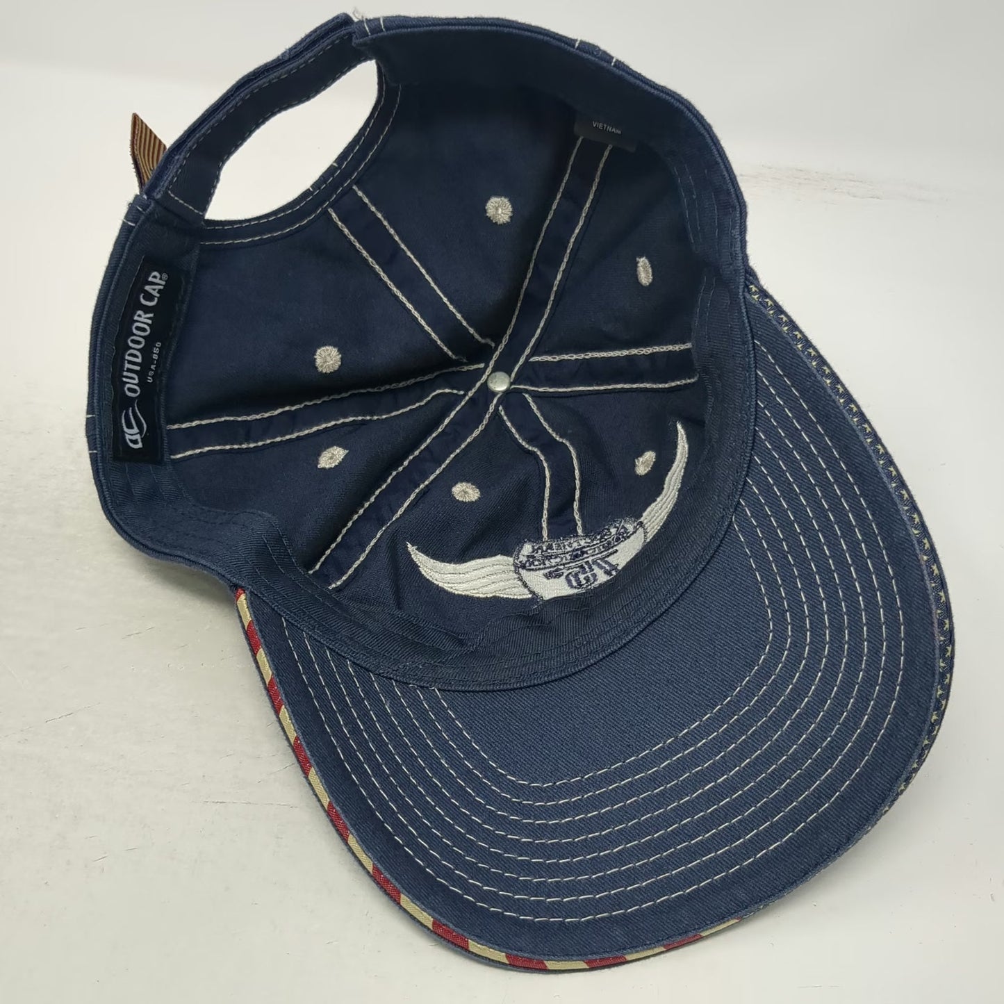 Outdoor Cap Blue One Size Baseball Cap Southern Auto Auction 75 Anniversary Hat