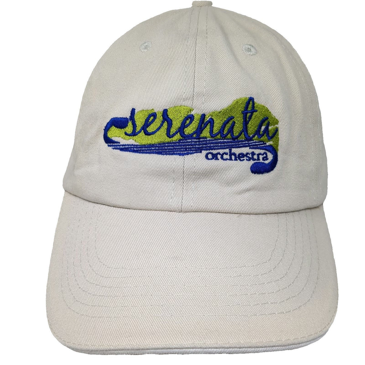 Baseball Cap Beige One Size Serenata Orchestra Strapback Embroidery Music Hat