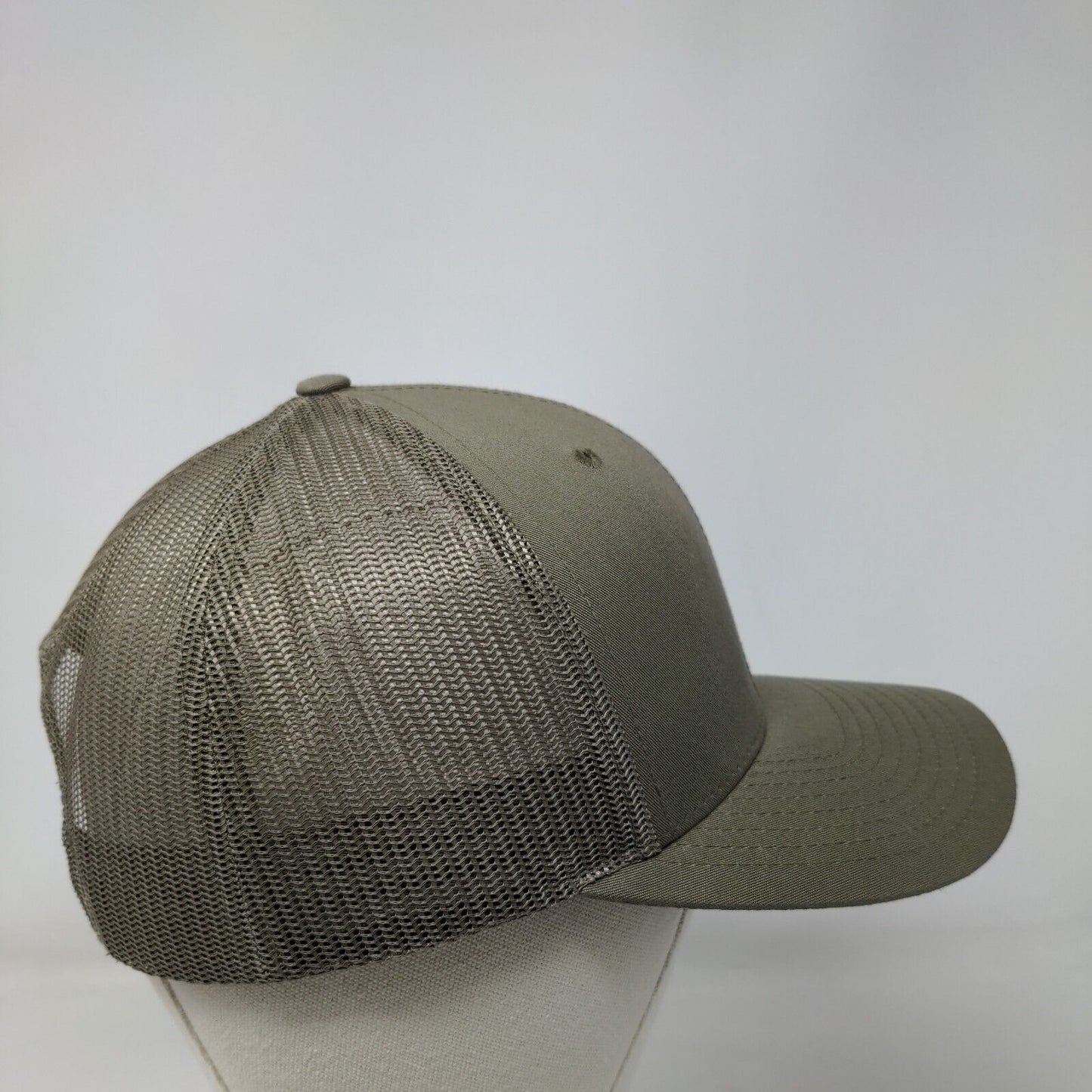 Better Man Beard Snapback Trucker Hat Green OS Adjustable Mesh Back Richardson