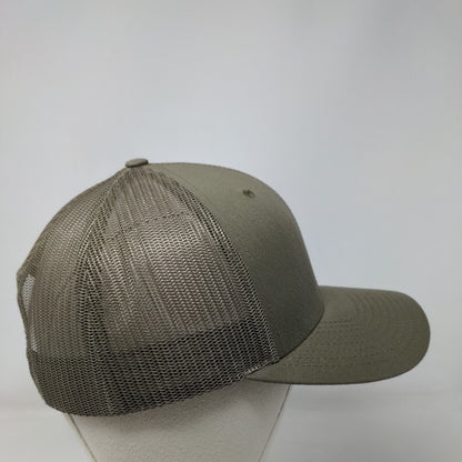 Better Man Beard Snapback Trucker Hat Green OS Adjustable Mesh Back Richardson