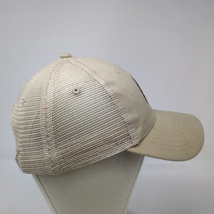Baseball Cap Beige One Size American Lamb Homegrown USA Map Mesh Back Hat