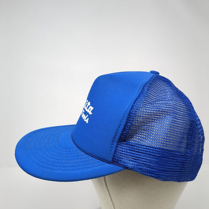 Makita Power Tools Snapback Rope Trucker Hat Blue One Size Mesh Back