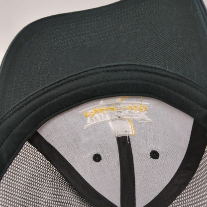 Wilcox Agri-Products Strapback Trucker Hat Black One Size Mesh Back