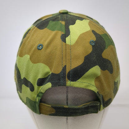 Alaska Gear Baseball Cap Green Camo One Size Embroidered Last Frontier Hat