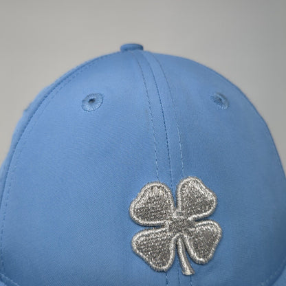 Black Clover Toggle Back Hat Blue One Size Adjustable Solid Live Lucky