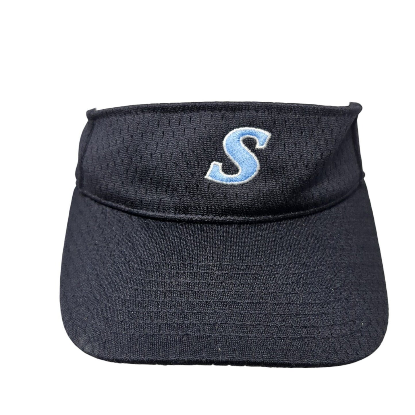Letter S Golf Sun Visor Hat Blue Small Adjustable Embroidered Richardson