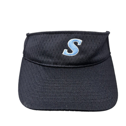 Letter S Golf Sun Visor Hat Blue Small Adjustable Embroidered Richardson