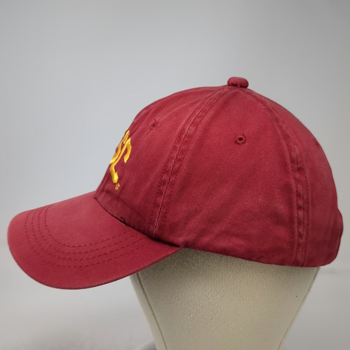 USC Trojans NCAA Signatures Red Yellow Cap One Size Slideback Strap Cotton Logo