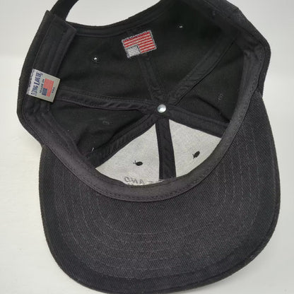 King Louie Plasterers Cement Masons Local 11 Cap Black One Size Strapback USA