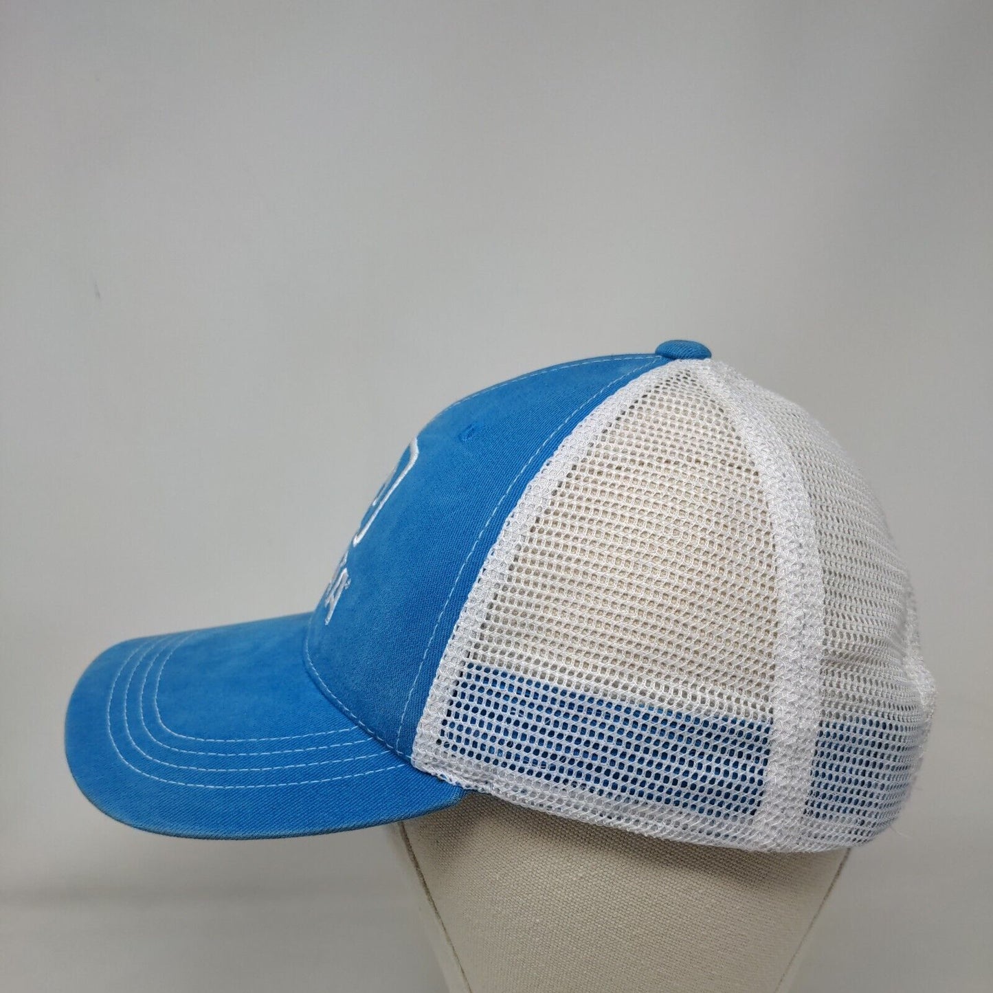 Costa Del Mar Snapback Trucker Hat Blue One Size Embroidered Mesh Back 6 Panel