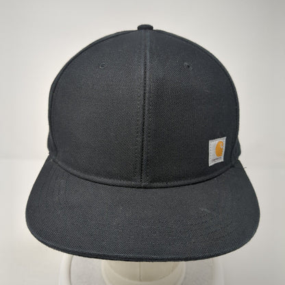 Carhartt Snapback Hat Black One Size Adjustable Embroidered Vented Holes