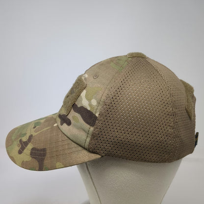 Condor Baseball Cap Brown Green One Size Camo Mesh Back Strapback Tactical Hat