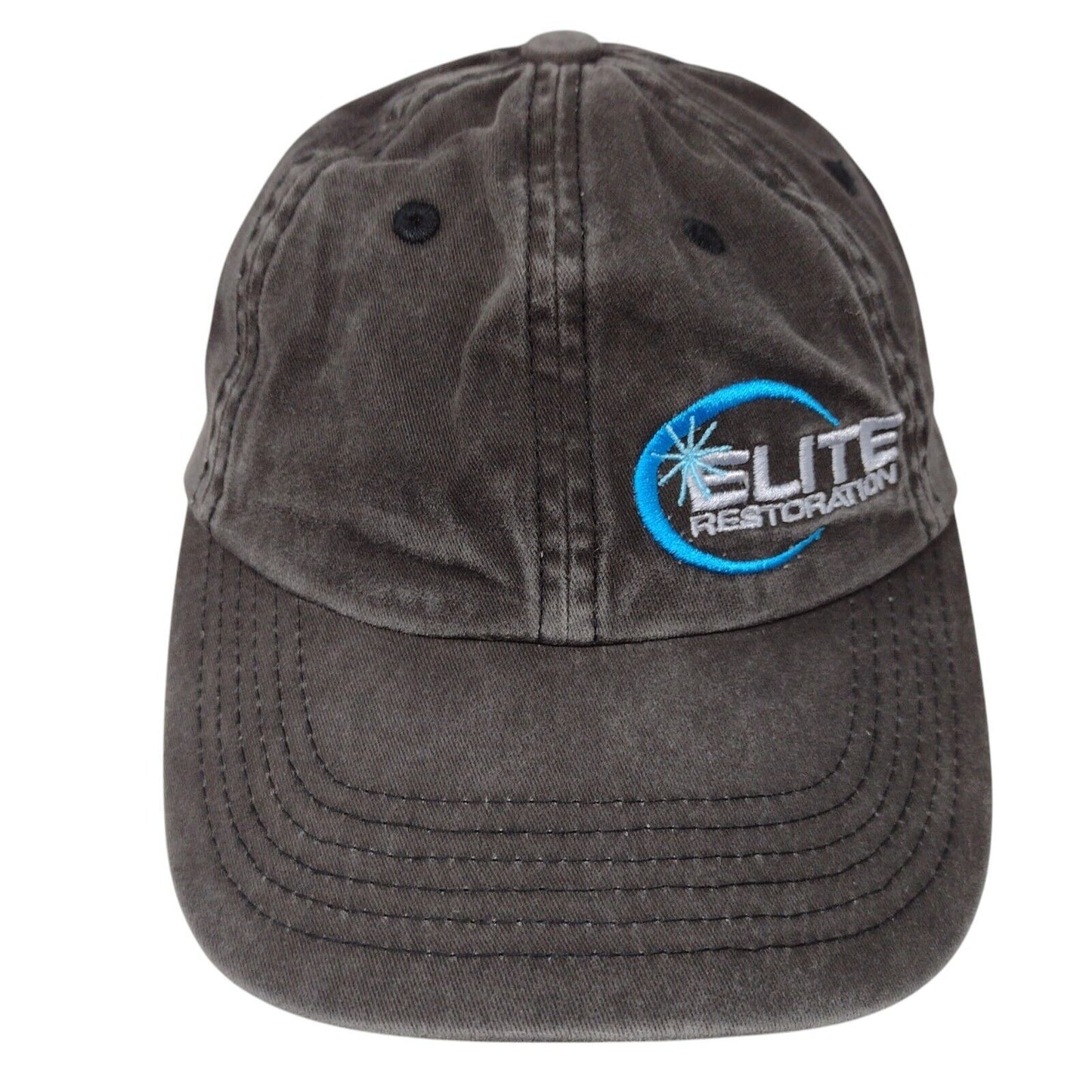 Elite Restoration Slideback Hat Gray OSFA Adjustable Embroidered Port Authority