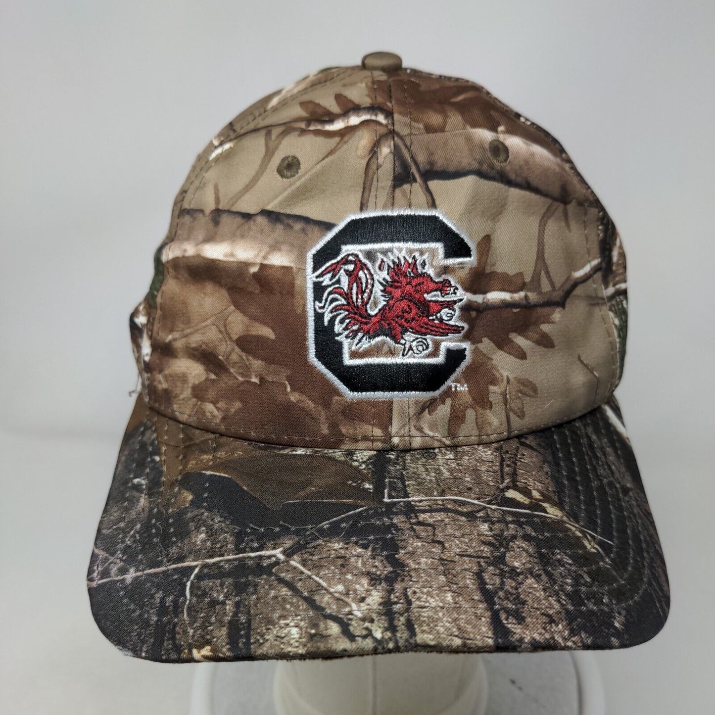 South Carolina Gamecocks Fitted Hat Camo Size L/XL Embroidered Under Armour NCAA